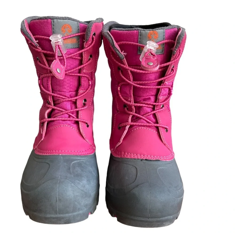 Northside Pink & Gray  Fuchsia/ Coral 3M Thinsulate Insulation Snow/Winter Boots